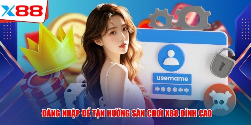 Đăng nhập để tận hưởng sân chơi x88 đỉnh cao