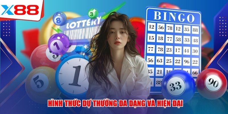 Hình thức dự thưởng đa dạng và hiện đại